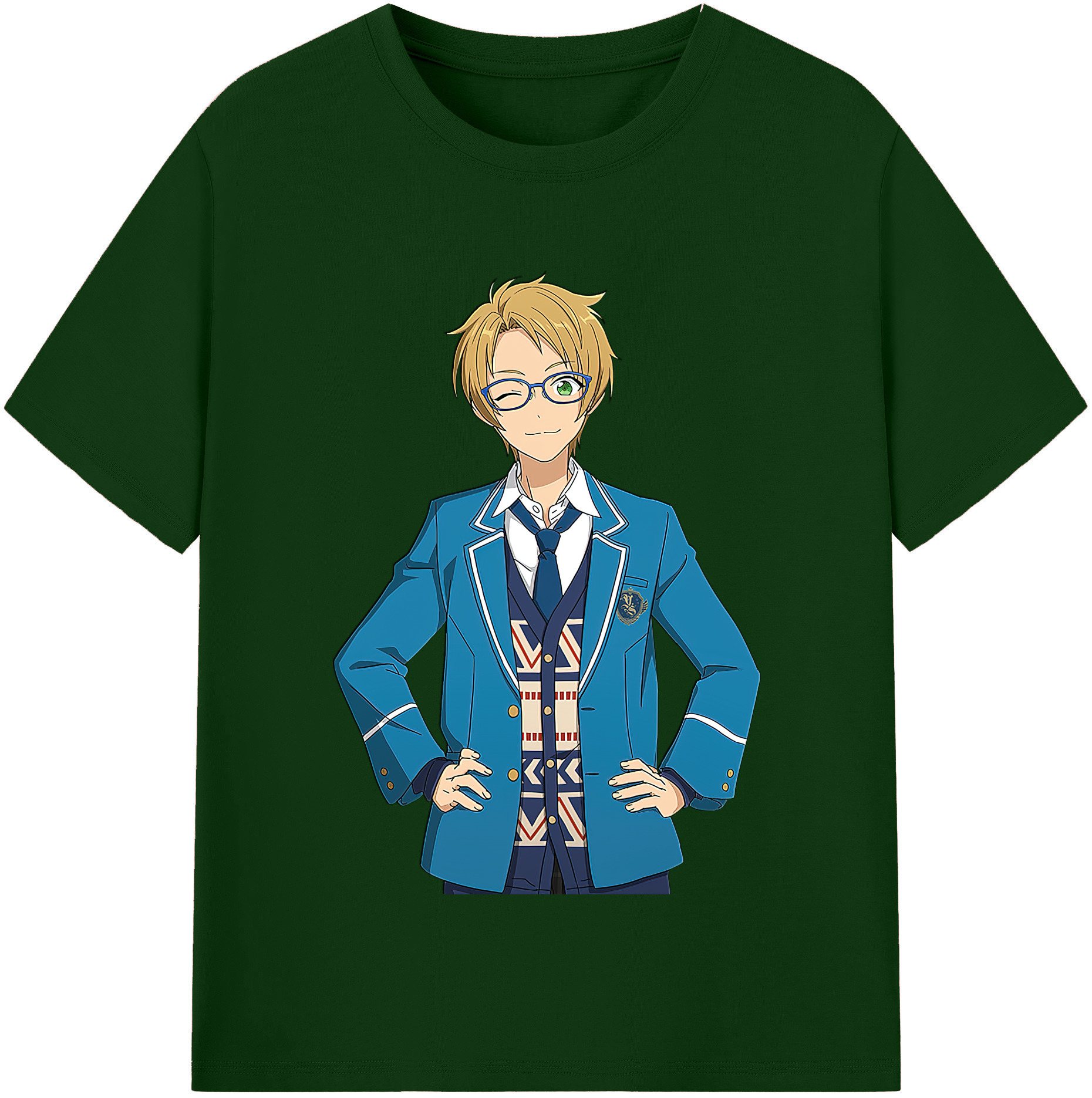 （画像用） あんさんぶるスターズ! Ensemble Stars 綿100％半袖Tシャツ（フロントプリント）
